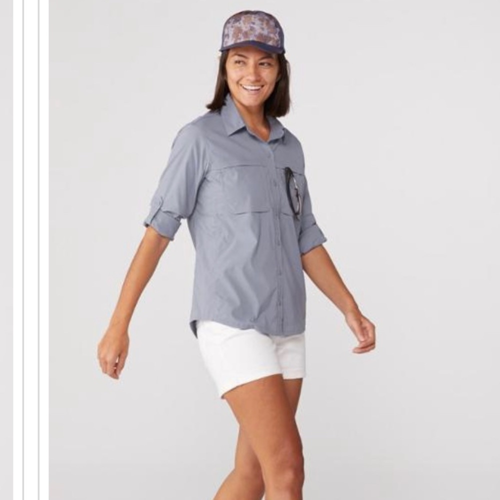 REI co-op Sahara shirt purple haze XS